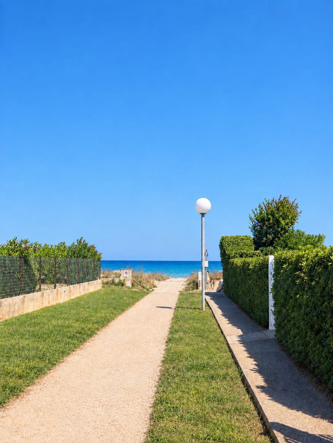 Accès direct à la plage